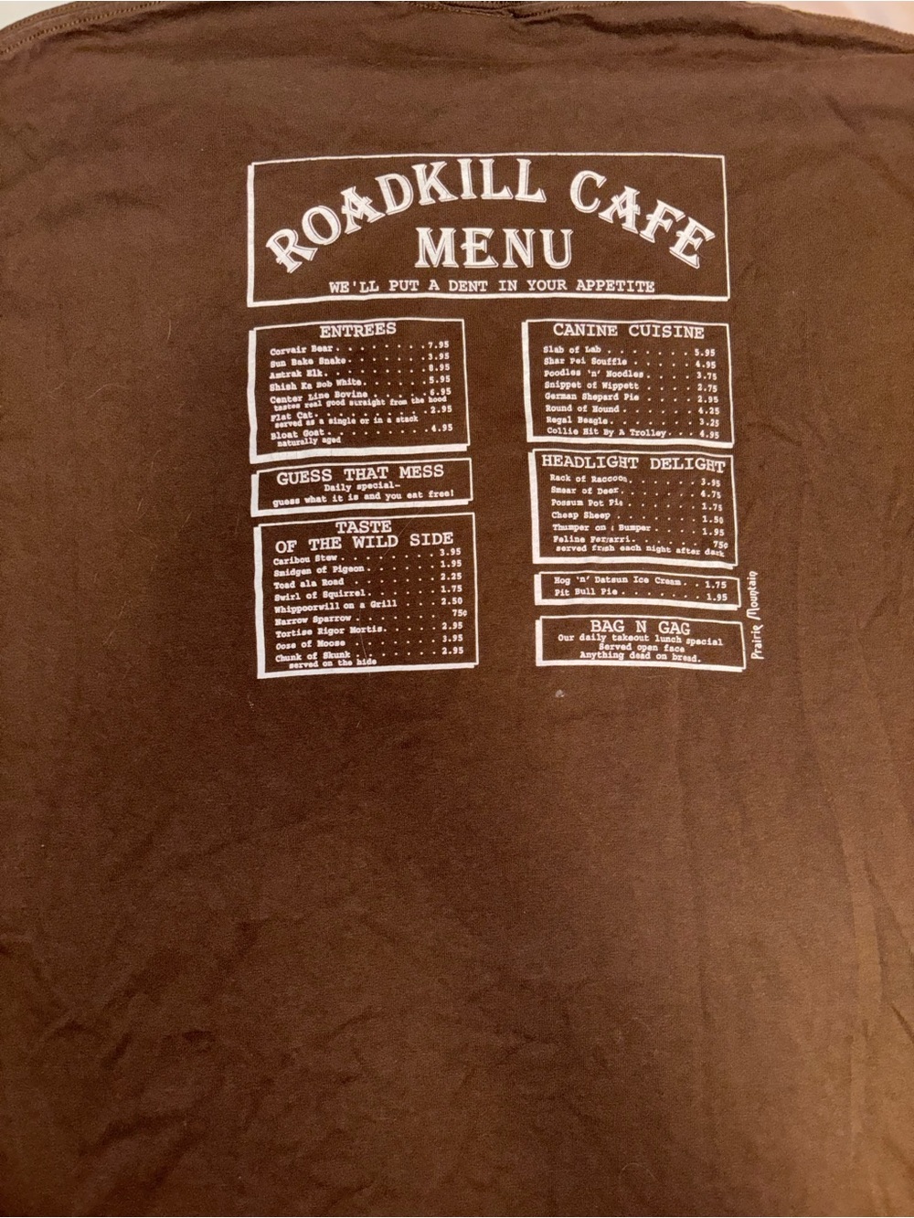 Roadkill Cafe Missouri Short Sleeve Tee - Brown - Picture 4 of 8